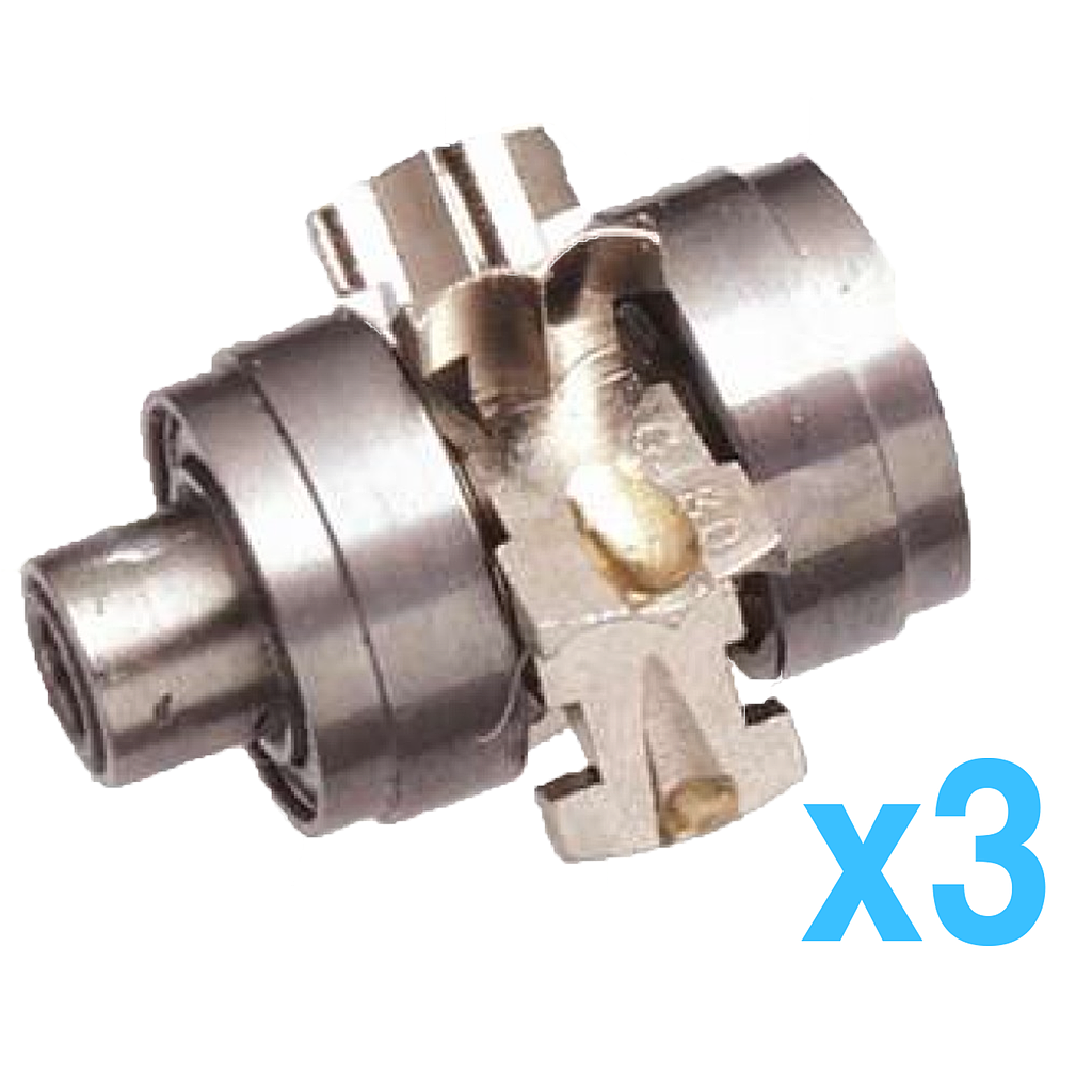 VECTOR ENDURO Replacement Turbines - Fits: Vector F4, F7, V8 and V9 series highspeeds (3-pack)