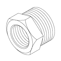 Adaptor [1/4 FPT x 3/8 MPT]