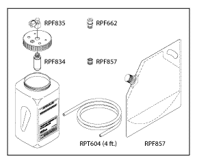 Collection Container Kit (For use with Pressurized Purge Systems)