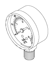 Pressure Gauge (300 PSI) for Other Compressors, DCI/MDT McKesson