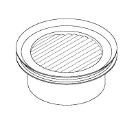 Air Filter Element for Dental-EZ/Custom Air/Ramvac (25 micron polyester filter)