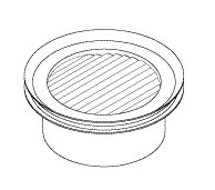 Air Filter Element for Dental-EZ/Custom Air/Ramvac (2 micron paper filter)