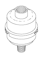 Air Filter Assembly for Dental-EZ/Custom Air/Ramvac