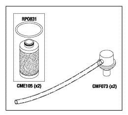 Compressor PM Kits CA-813-D, 823-D (Serial #440537 and Below)