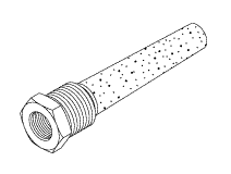Desiccant Tank Filter (1/4" FPT x 1/2" MPT Brass Adaptor)