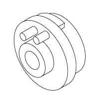 Hub & Pin Assembly for Air Techniques for Peri Pro, Peri Pro II