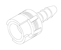 In-line Coupling (1/8") for Pelton & Crane