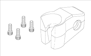 Syringe Hanger Assembly (White) for Pelton & Crane