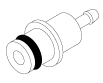 Quick Disconnect Barb 1/16" ID X 1/8" OD