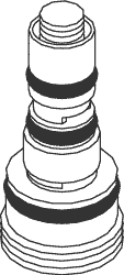 Cartridge, Water Valve for A-dec