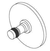 Piston With O-Ring for A-dec