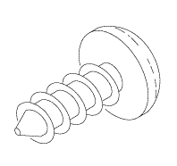 Phillips Pan Head Screw #6