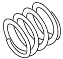 Helical Compression Spring for A-dec