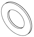 Flat Washer for A-dec - 15 per package (6-32 thread barbs and screws)