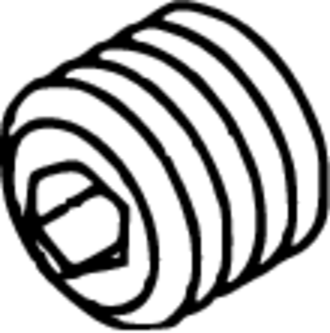 Socket Head Set Screw for A-dec - Fits: Century Water Valve