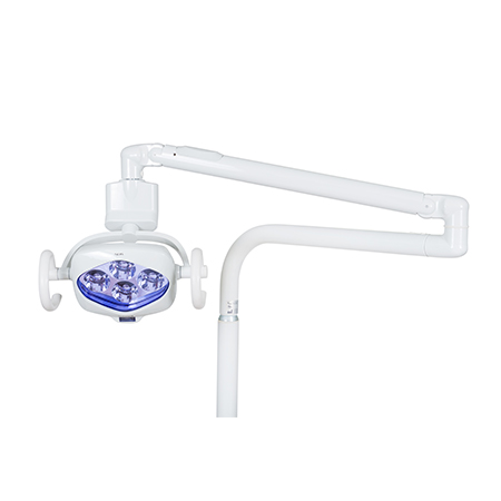 Summit Dental Viulux LED II Chair Mounted Light with Post and Bushing/Gray Only
