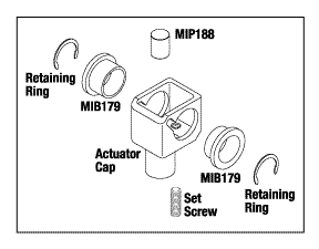 Actuator Cap Kit