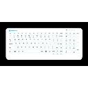 [30000100] Purekeys USB Compact Medical Keyboard, White, 103 Keys