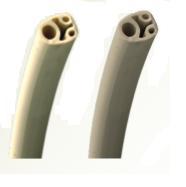 Straight Gray - Beaverstate 3-Hole Asepsis Handpiece Tubing by Feet