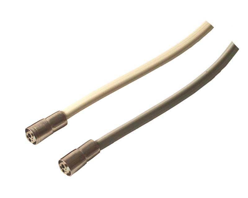 Straight Sterling - 7ft - Beaverstate 4-Hole Handpiece Tubing w/ Midwest Metal Connector
