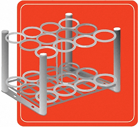 MADA "M6" Small Cylinder Stand (Chrome)