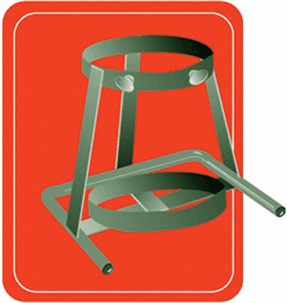 MADA 1902 "M60" Large Cylinder Stand (Painted Green)