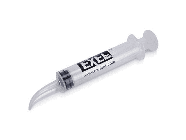 EXEL Curve Tip Syringe 12CC Curved Tip Non-Sterile 50/BX