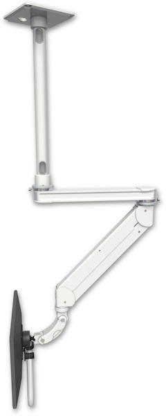 ICW, Quicklink LCD Mount w/20" T2 Ceiling Arm 24" Ext