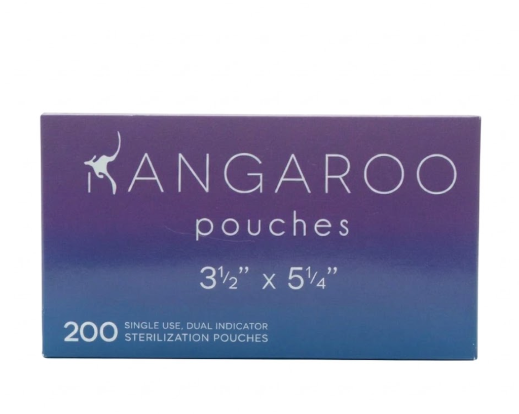 3D Dental Kangaroo Self Sealing Sterilization Pouch 3.5" X 5.25" 200/bx, 10bx/cs