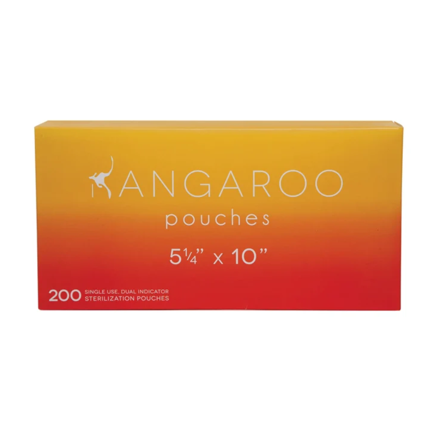 3D Dental Kangaroo Self Sealing Sterilization Pouch 5.25" X 10" 200/bx, 10bx/cs