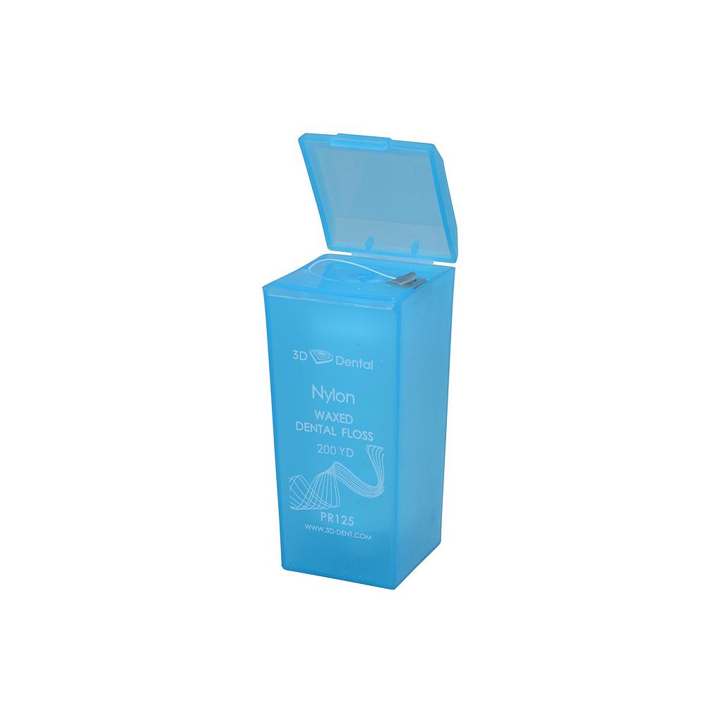 3D Dental Floss, Refill, Waxed, 200yds