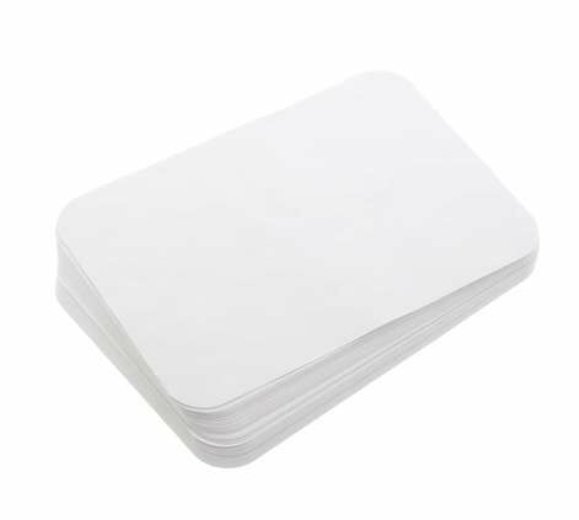 3D Essentials Disposable Paper Tray Covers, 8.5" X 12.25" Size B, 1000ct, White
