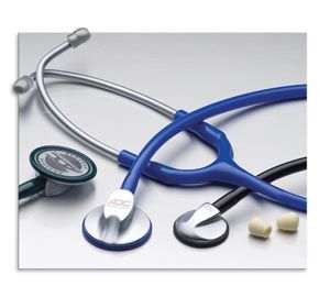 ADC Platinum Edition Adscope-Lite, Pediatric Stethoscope w/ tunable AFD technology, 30.5" L, Pink