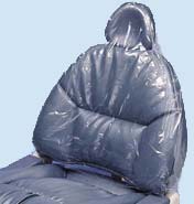 NIVO Half Chair Sleeve, Clear 27.5"W X 24"L 225 Ct