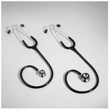 3M Littmann® Classic II Pediatric & Infant Stethoscopes, 28", Rnbw Chestpiece, Raspberry Tubing