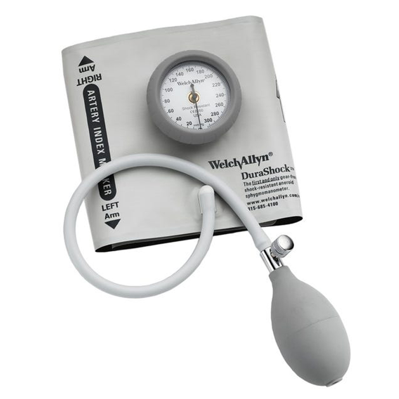 Welch Allyn DuraShock Pocket Aneroid Sphygmomanometer with Large Adult Cuff