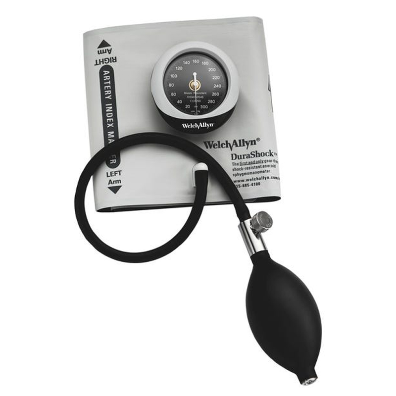 Welch Allyn DuraShock Pocket Aneroid Sphygmomanometer with Large Adult Cuff