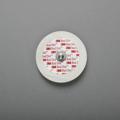 3M™ Red Dot™ Pediatric Micropore Paper Tape Electrode, Pediatric, 4.4cm Dia