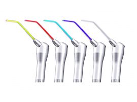 3D Dental Essentials Plastic Core Rainbow Air/Water Syringe Tips, 250 ct