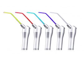 3D Dental Essentials Plastic Core Rainbow Air/Water Syringe Tips, 250 ct