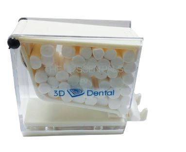 3D Dental Essentials Cotton Roll Dispenser in Blue