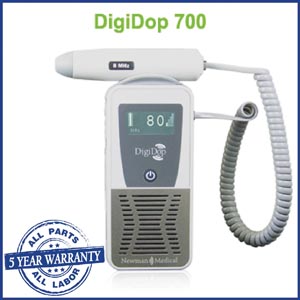 Newman Digidop Handheld Display Digital Doppler (DD-700) & 5MHz Vascular Probe