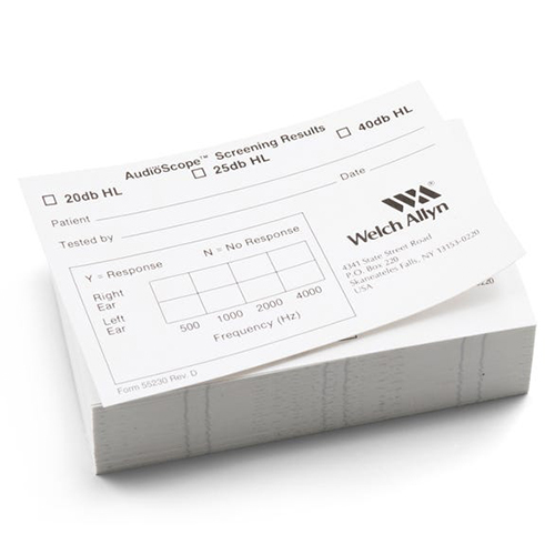 Welch Allyn Recording Forms, 100/Pack