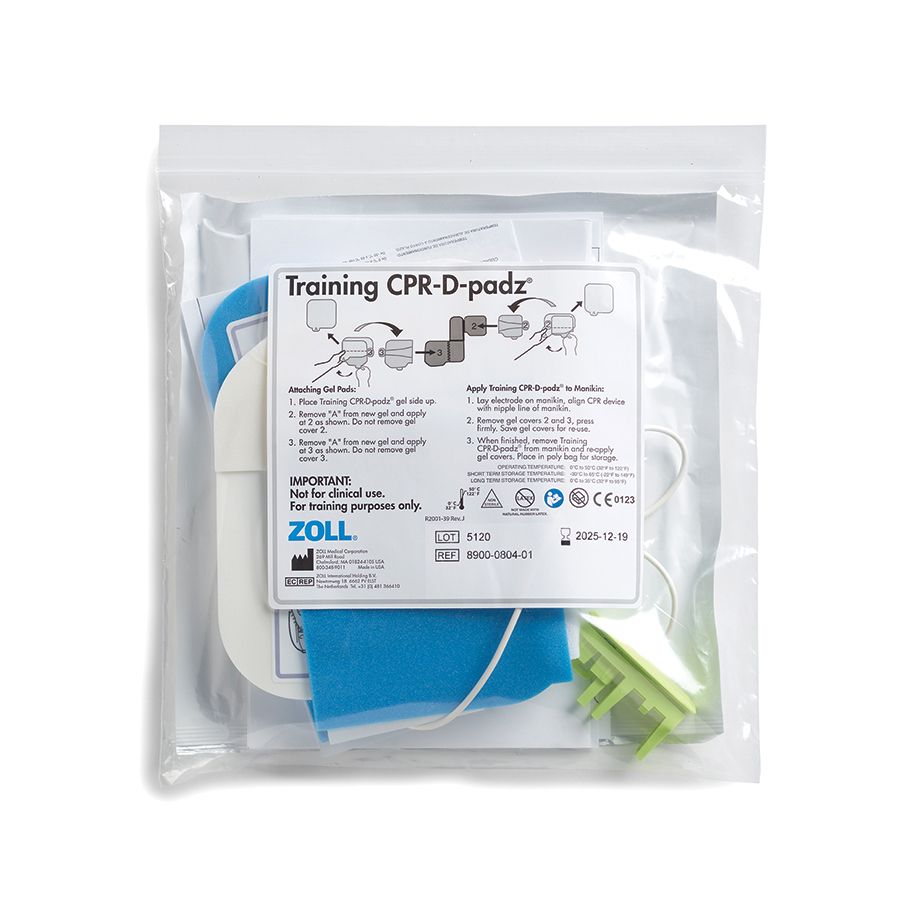 Zoll AED CPR-D-padz Training Electrodes, For Use with AED Plus Trainer Only