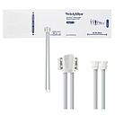 Welch Allyn Flexiport Soft Adult Disposable Blood Pressure Cuff with 2-Tubes, Locking Connector, 20/Pack