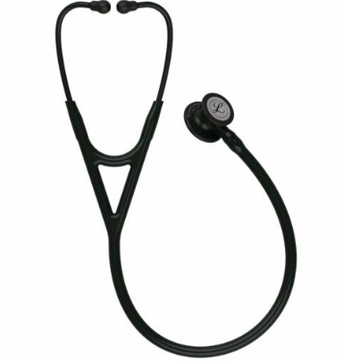 3M™ Littmann® Cardiology IV™Stethoscope, Black Finish Chestpiece, Black Tube, 27" 