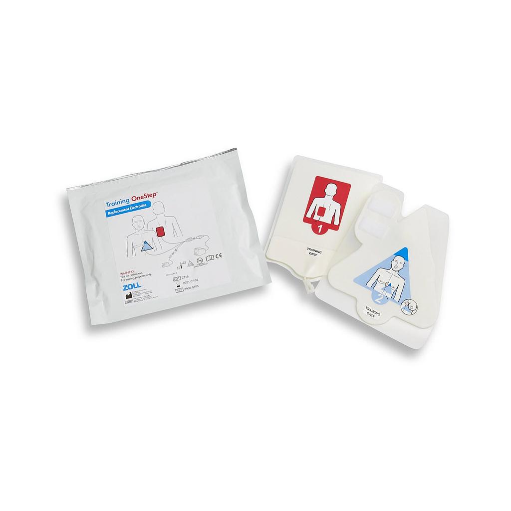 Zoll OneStep Replacement Training Electrodes, Anterior & Posterior