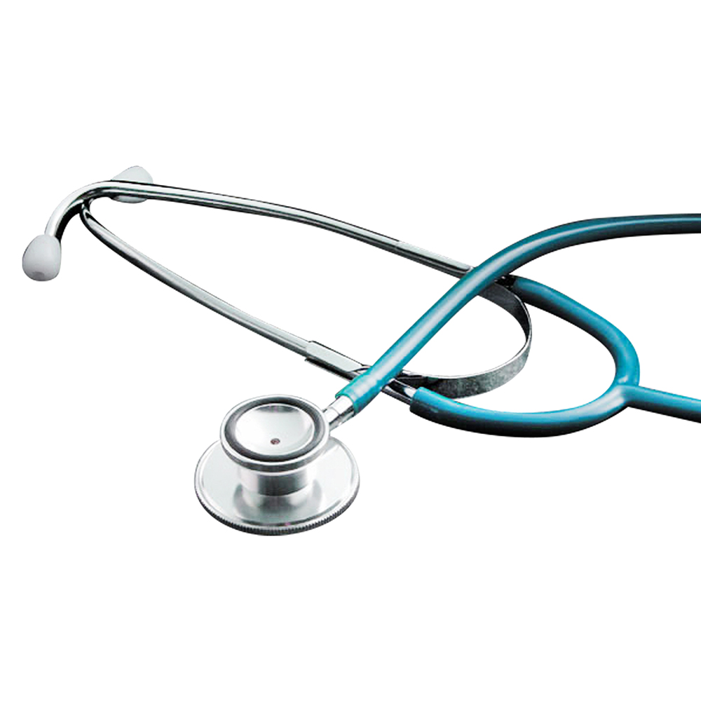 Dukal Tech-Med 22 inch Dual Head Stethoscope, Green, 100/Pack