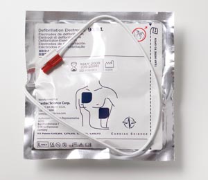 Cardiac Science Adult Defibrillation Electrodes, For Powerheart or CardioVive AEDs