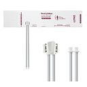 Welch Allyn Flexiport Soft Large Adult Long Disposable Blood Pressure Cuff with 2-Tubes, Screw Connector, 20/Pack